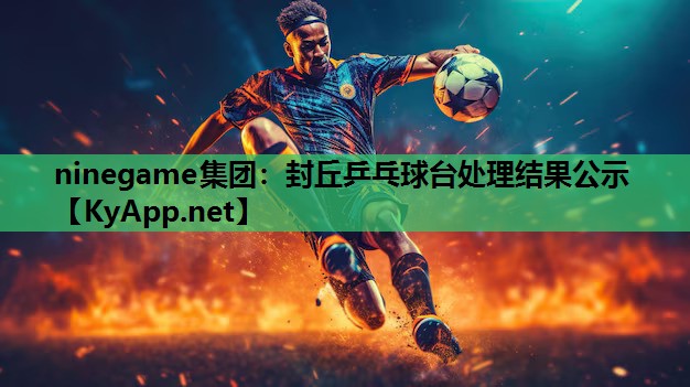 ninegame集团：封丘乒乓球台处理结果公示